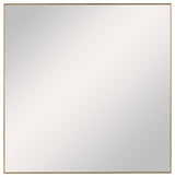 Uttermost Alexo Square Mirror, 28.5", Gold