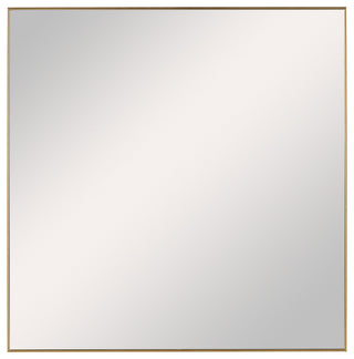 Uttermost Alexo Square Mirror, 28.5", Gold