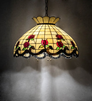 23 Wide Roseborder Pendant