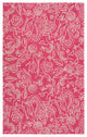 Surya Tic Tac Toe TCT-6006 7'6"x9'6" Rug, Bright Pink/Cream
