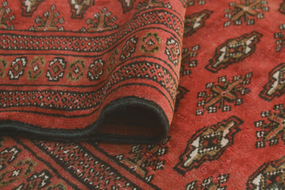 Semi-Antique Aleidis Red/Charcoal Rug, 3'9x5'3