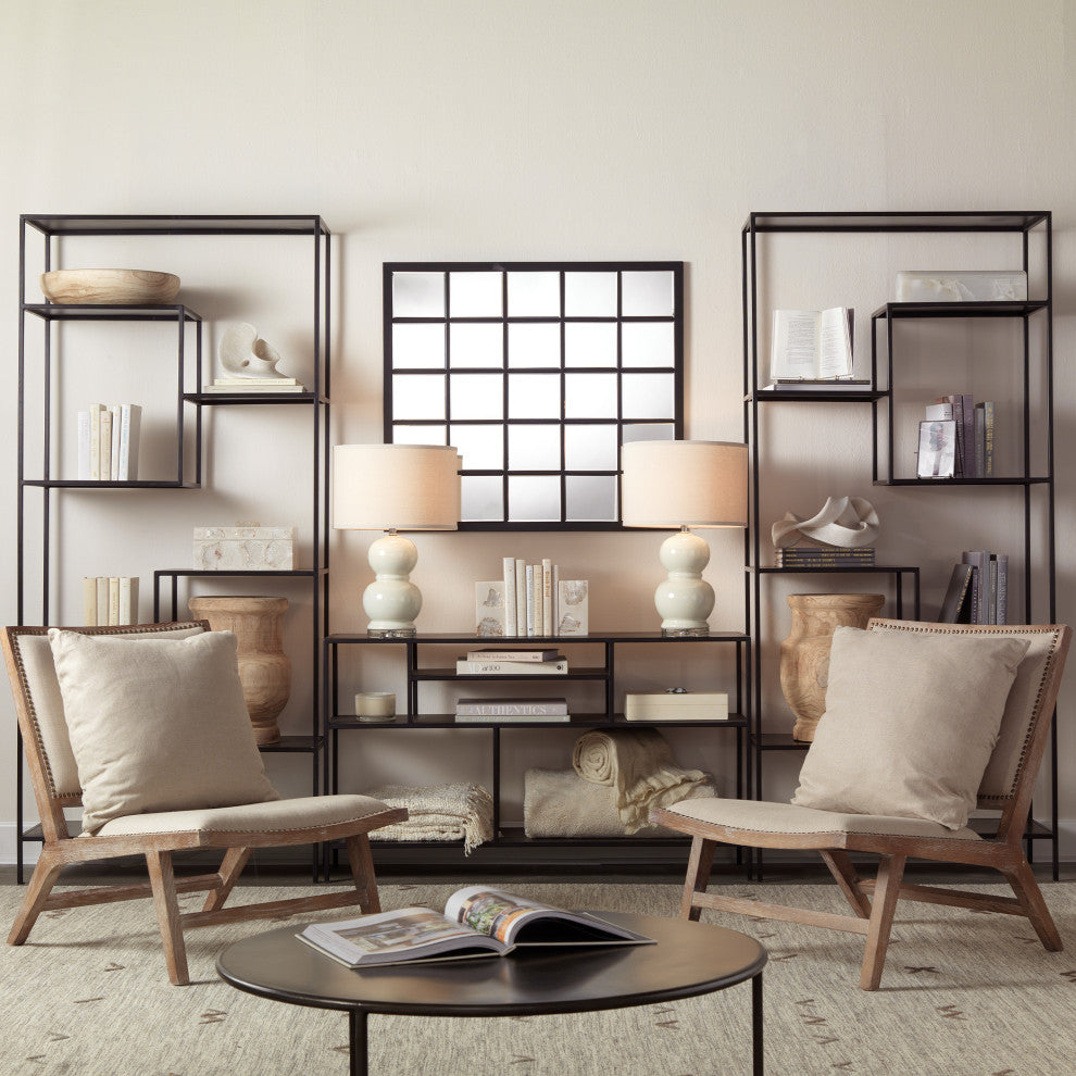 Cream Glass Bubble Table Lamp