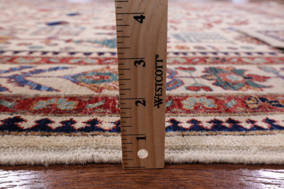 4' 11" X 6' 8" Hand-Knotted Tribal Persian Gabbeh Rug Q5150