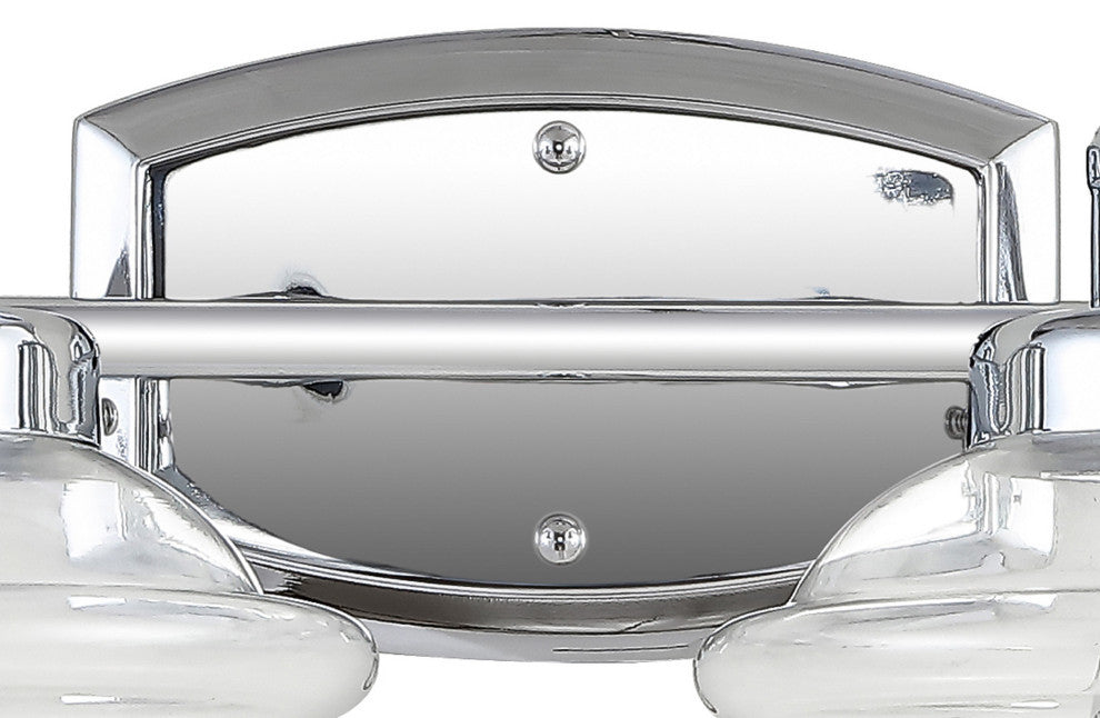 Orleans Iron LED Vanity Light, Chrome, 2 Bulb