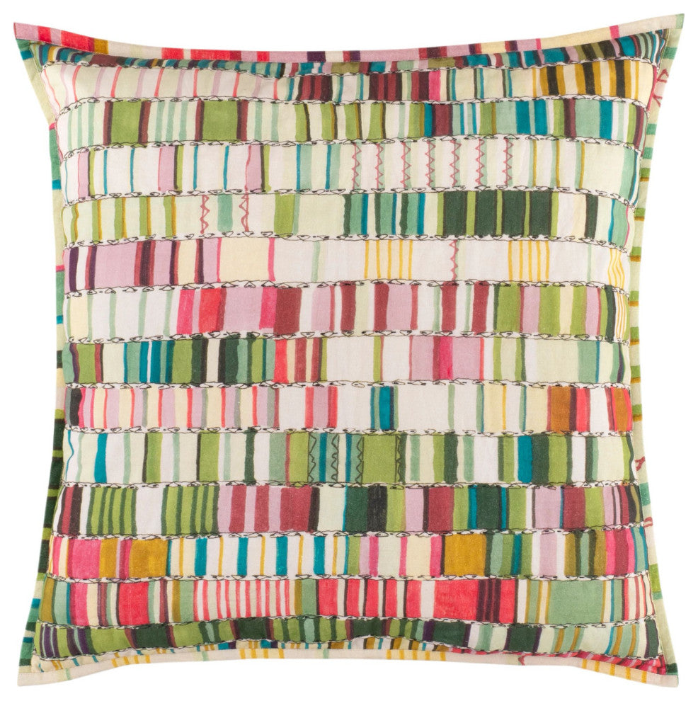 Penelope Stripe Multi Coverlet Sham