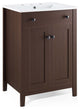 Nantucket 24" Bathroom Vanity - Walnut White