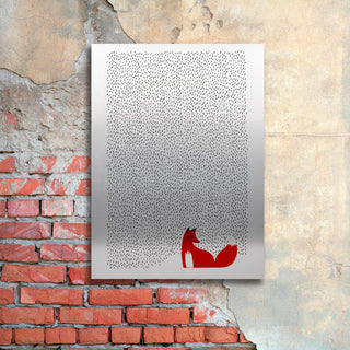 Robert Farkas 'Black Grass' Floating Brushed Aluminum Art