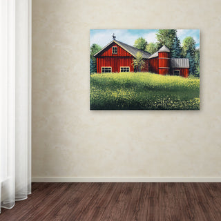 Debbi Wetzel 'Red Barn Summer sm' Canvas Art, 24" x 32"