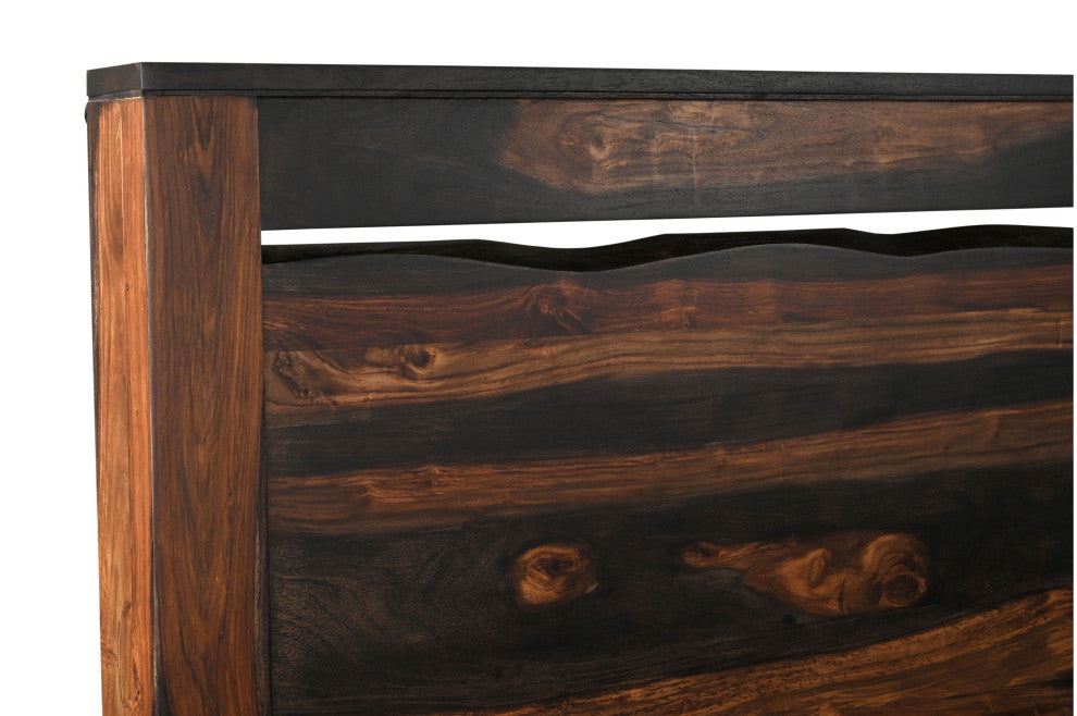 Aubrey Live Edge Wood Panel Bed, King