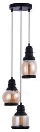 Lazzur Vaige 3 Light 13" Matte Black Pendant