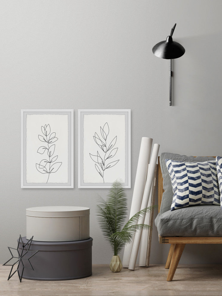 Where Leaves Blossom Diptych, 2-Piece Set, 8x12 Panels