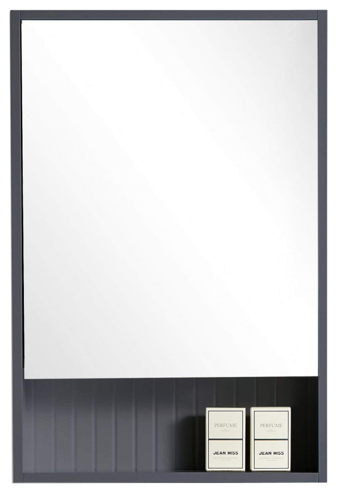 Venezian 18" Medicine Cabinet, Rock Gray, 18"