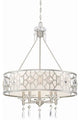 Brentwood  5-Light Chandelier, Satin Platinum