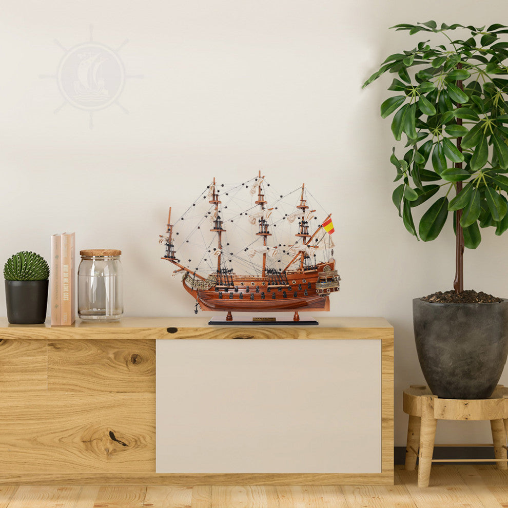 San Felipe Small Museum-quality Fully Assembled Wooden Model Ship