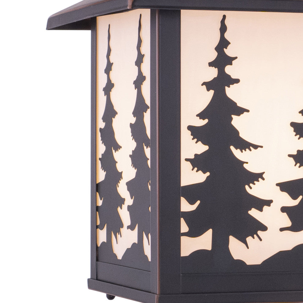 Yosemite 8" Tree Outdoor Post Light Burnished Bronze