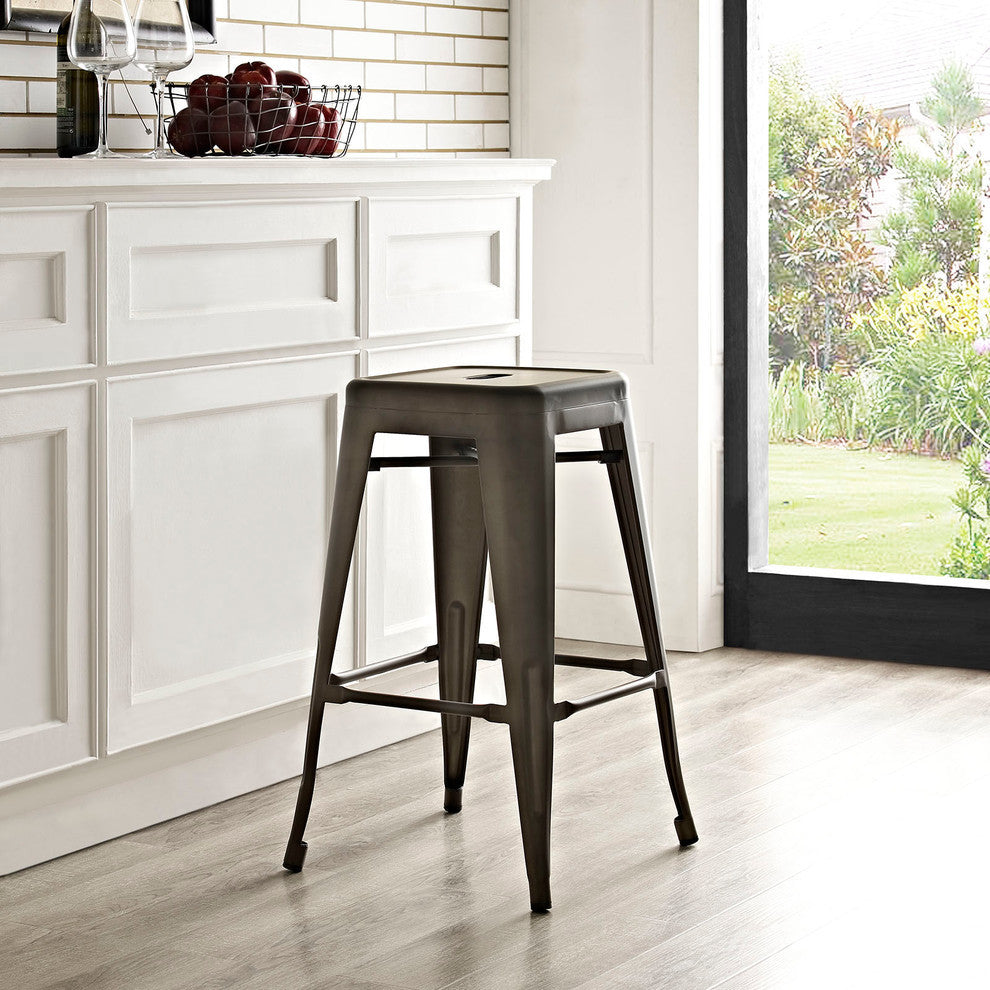 Modern Brown Promenade Counter Stool