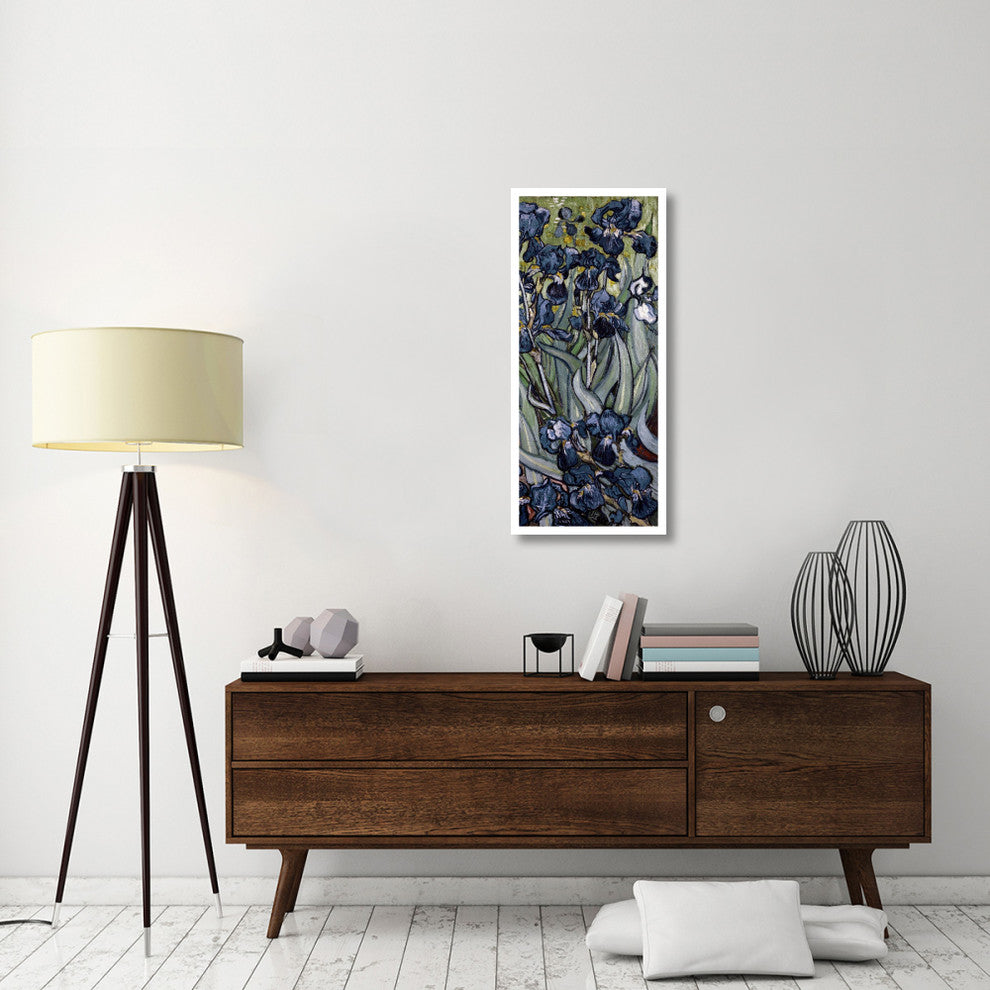 "Irises (right)" Digital Paper Print by Vincent van Gogh, 19"x42"