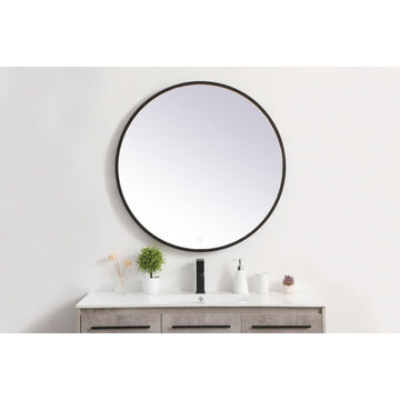 Elegant MRE6036BK Pier 36" LED Mirror
