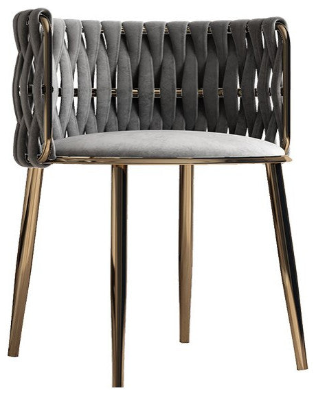 Light Luxury Nordic Single Sofa Chair, Grey