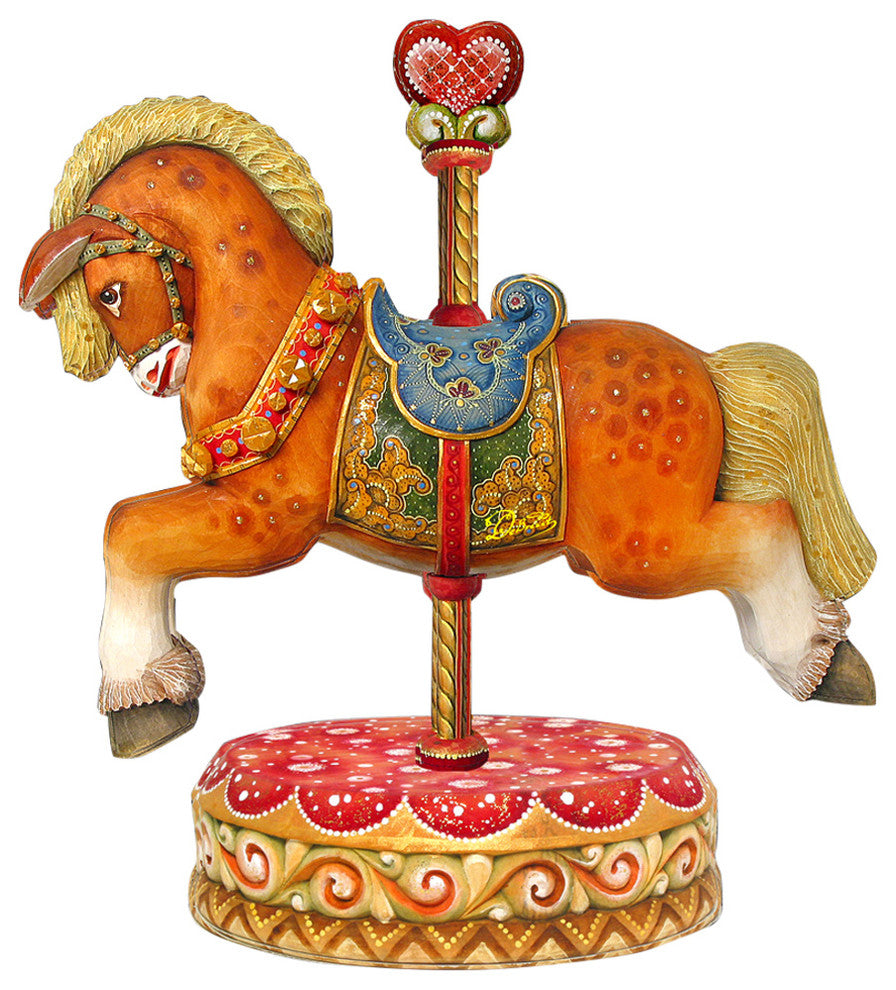 Carousel Morse On Base Decor