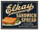 "Elkay Sandwich Spread" Digital Paper Print by Retrolabel, 46"x35"