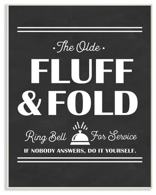 Olde Fluff and Fold Ring Bell For Service, 12.5"x18.5", Wall Plaque Art
