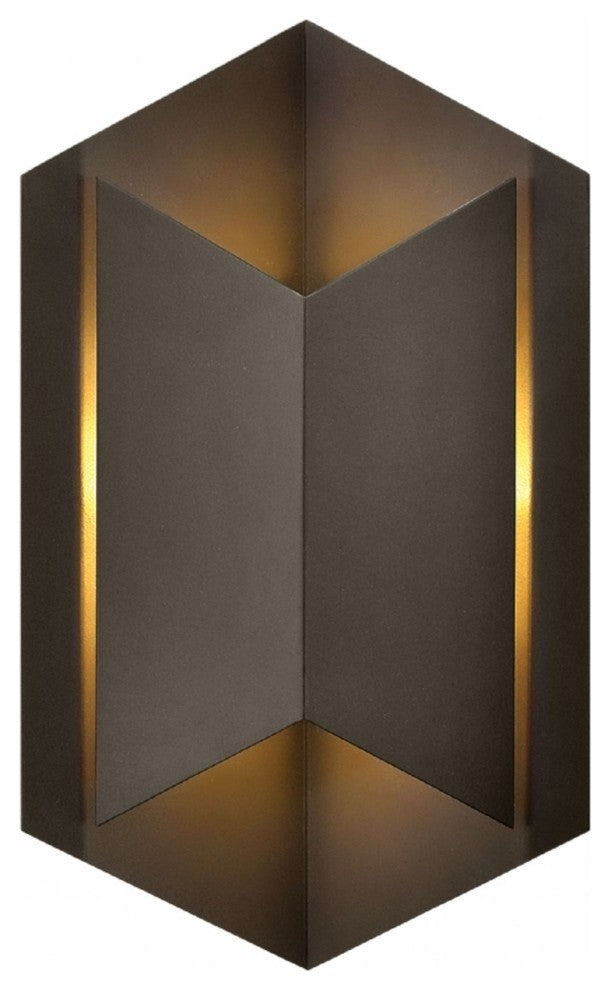 Lex Medium Outdoor Wall Sconce, Bronze