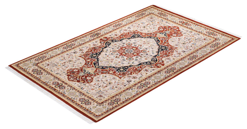 MOGUL, Hand Knotted Area Rug 7' 8" X 4' 8"