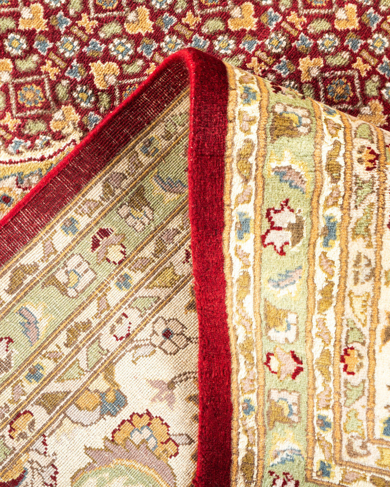 Patiala, One-of-a-Kind Hand-Knotted Area Rug Red, 9'2"x12'4"
