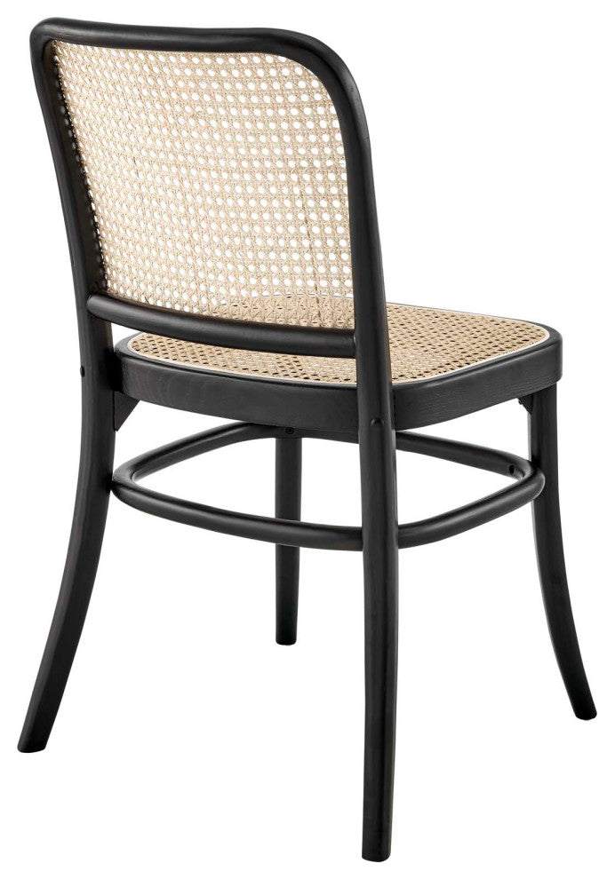 Winona Wood Dining Side Chair Set of 2, Black