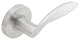 Stratus Lever, Half Passage, Right Hand, Satin Stainless Steel, 2-3/8" Backset