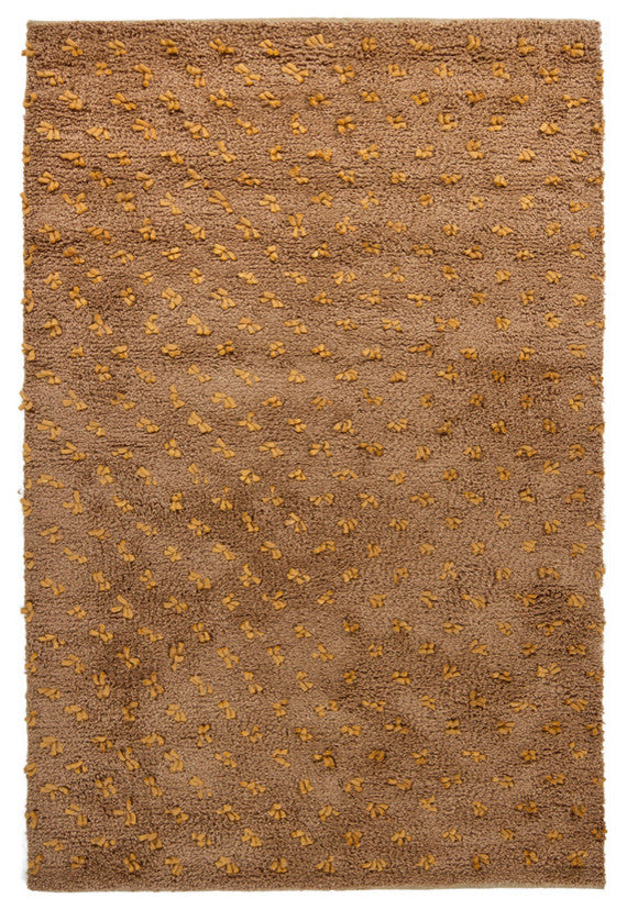 Chandra Strata Str1179 Rug, Tan/Gold, 5'0" X 7'5"