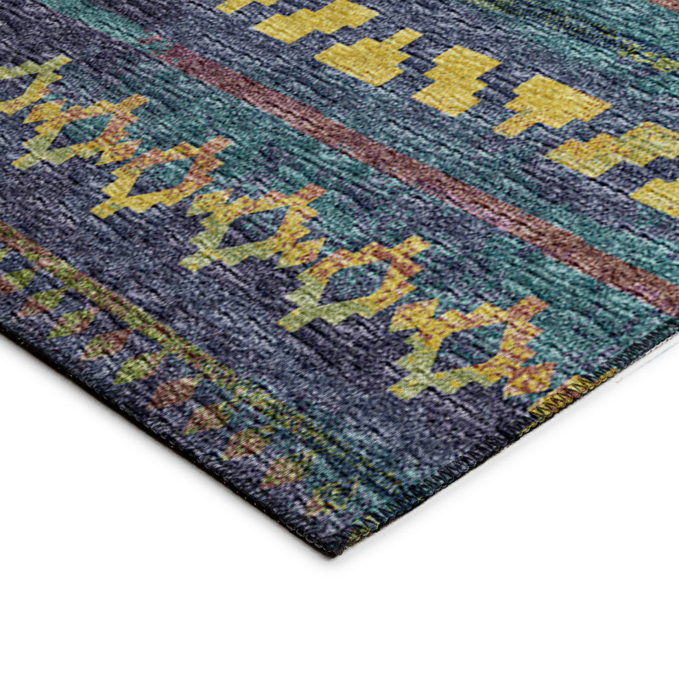 Indoor/Outdoor Sedona SN10 Ink Machine Washable 1'8" x 2'6" Rug