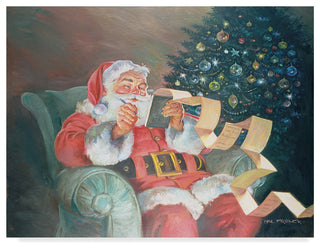 Hal Frenck 'Checking His List' Canvas Art, 32"x24"