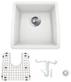 Blanco KA-440081 Performa 17-1/2" Undermount Single Basin Granite - White