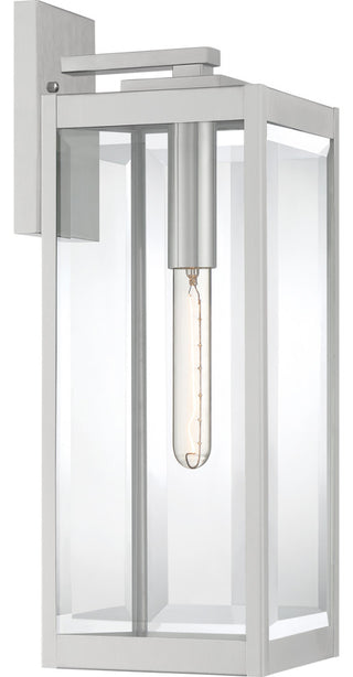 Quoizel WVR8407SS One Light Outdoor Lantern, Stainless Steel Finish