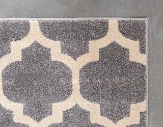 Rug Unique Loom Trellis Gray Rectangular 5' 0 x 8' 0