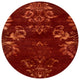 Ahgly Company Indoor Round Mid-Century Modern Area Rugs, 7' Round