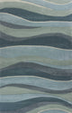 HomeRoots 8' x 10' 6" Wool Ocean Area Rug