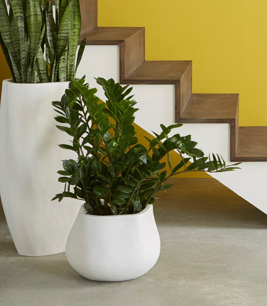 Claire Planter, White, Small