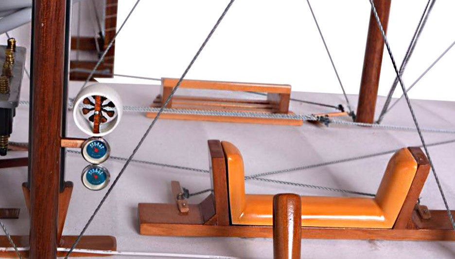 c1903 Wright Brothers 8' Cedar Wood Replica Plane Model