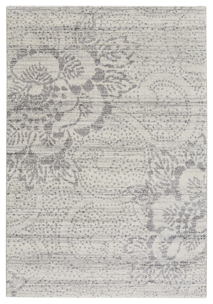 Capel Channel Grey 4742_330 Machine Woven Rugs - 5' 3" X 7' 6" Rectangle