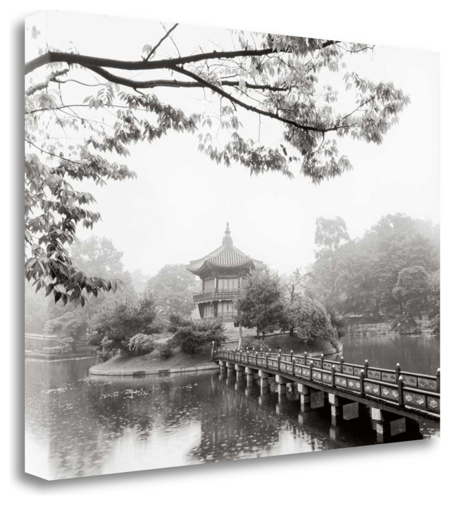 "Lotus Pavillion II" By Monte Nagler, Giclee Print on Gallery Wrap Canvas