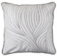 Celeste Wave Reversible Soft Velvet Throw Pillow, 18"x18", 1 Piece