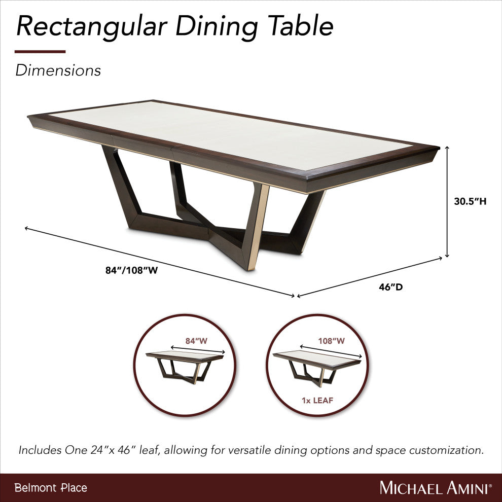Belmont Place Dining Table Espresso