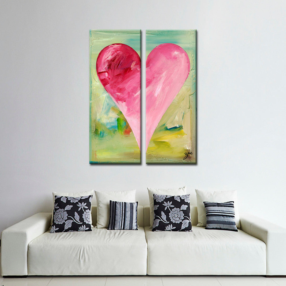 Heartwork "Mumbai" 2-Piece Canvas Art Set, 30"x12"