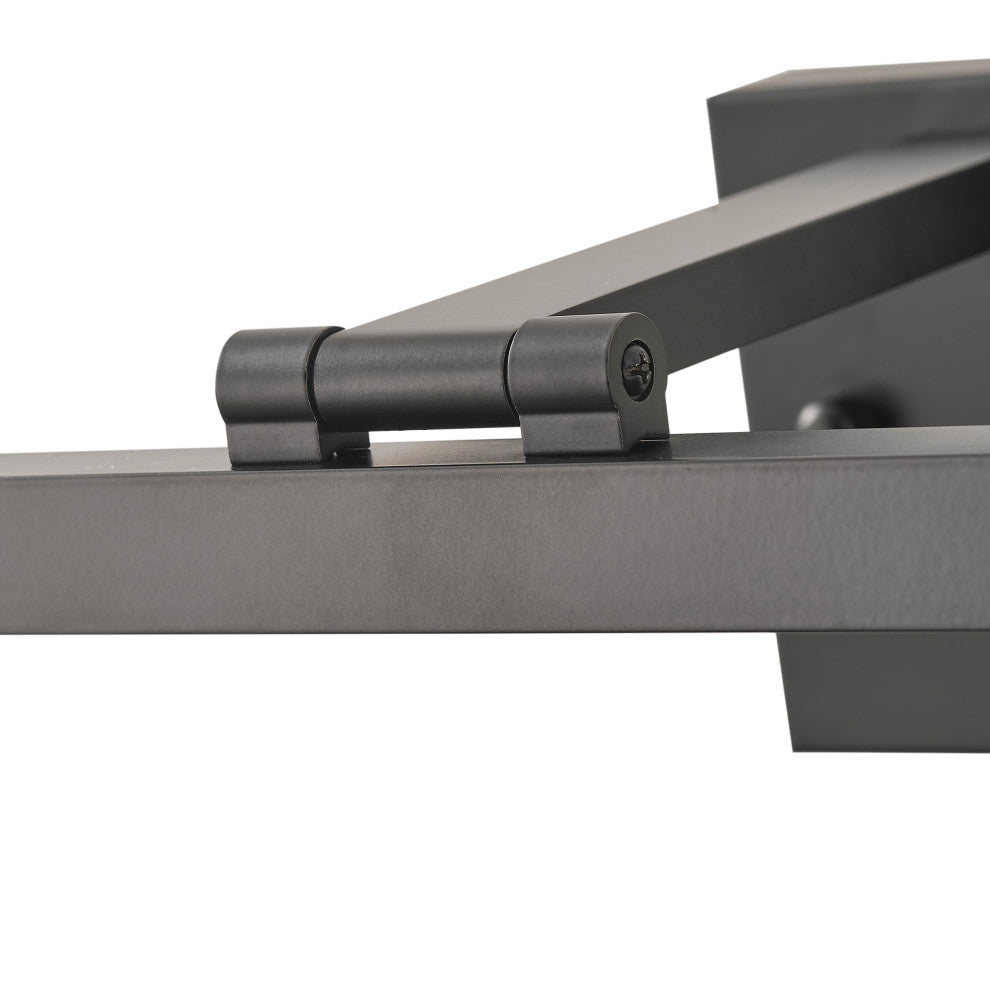 Matte Black LED Dimmable Vanity Light Over Mirror for Bathroom