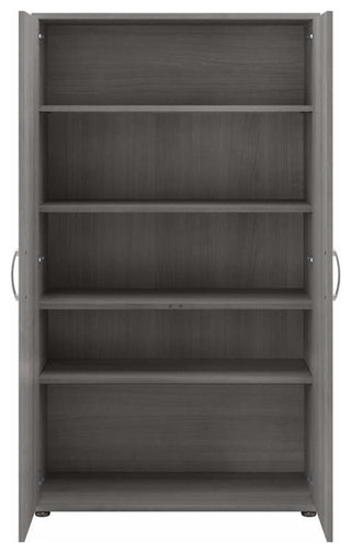Universal 5 Piece Modular Closet Storage Set in Platinum Gray - Engineered Wood