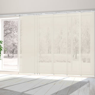 Elza 7-Panel Track Extendable Vertical Blinds 110-153"W