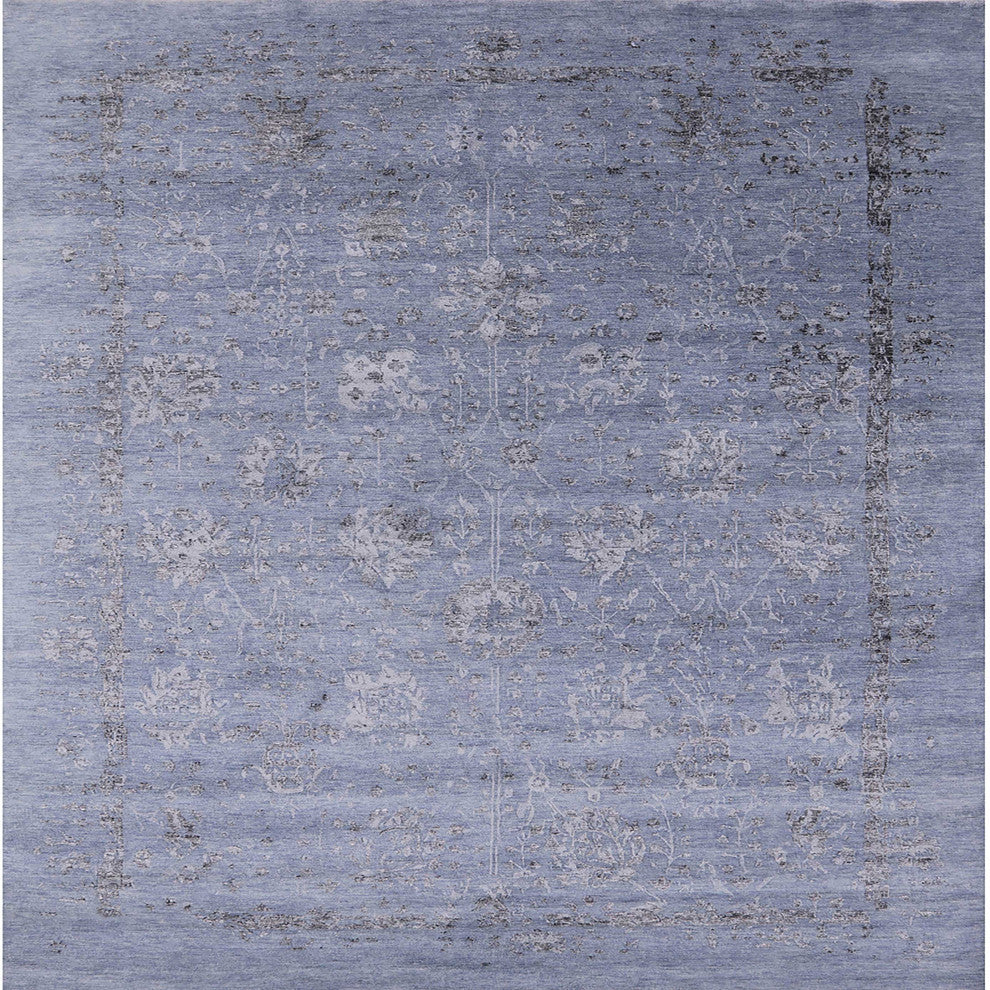 Ahgly Company Indoor Square Mid-Century Modern Area Rugs, 5' Square